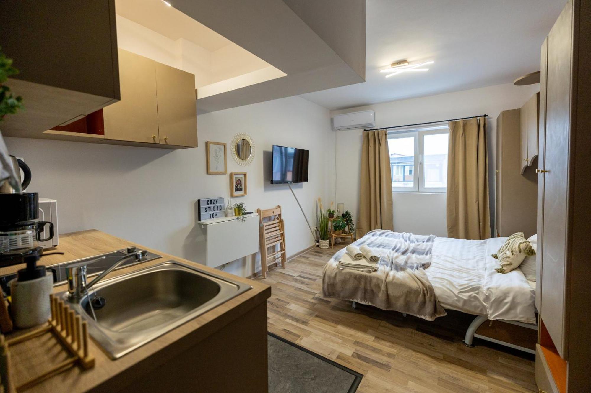 Cozy Studio Retreat - Quiet, Premium Stay 蒂米什瓦拉 外观 照片
