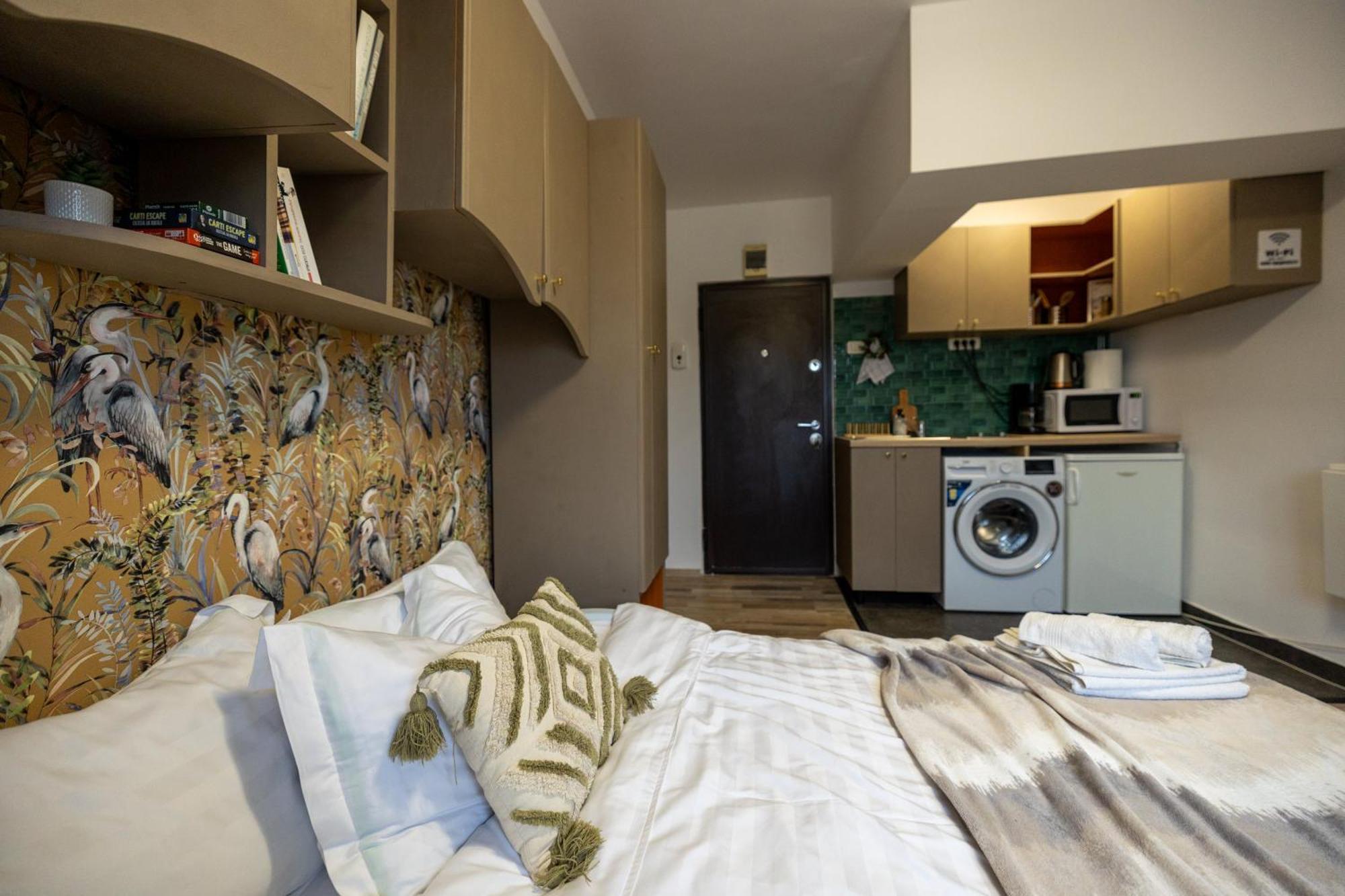 Cozy Studio Retreat - Quiet, Premium Stay 蒂米什瓦拉 外观 照片